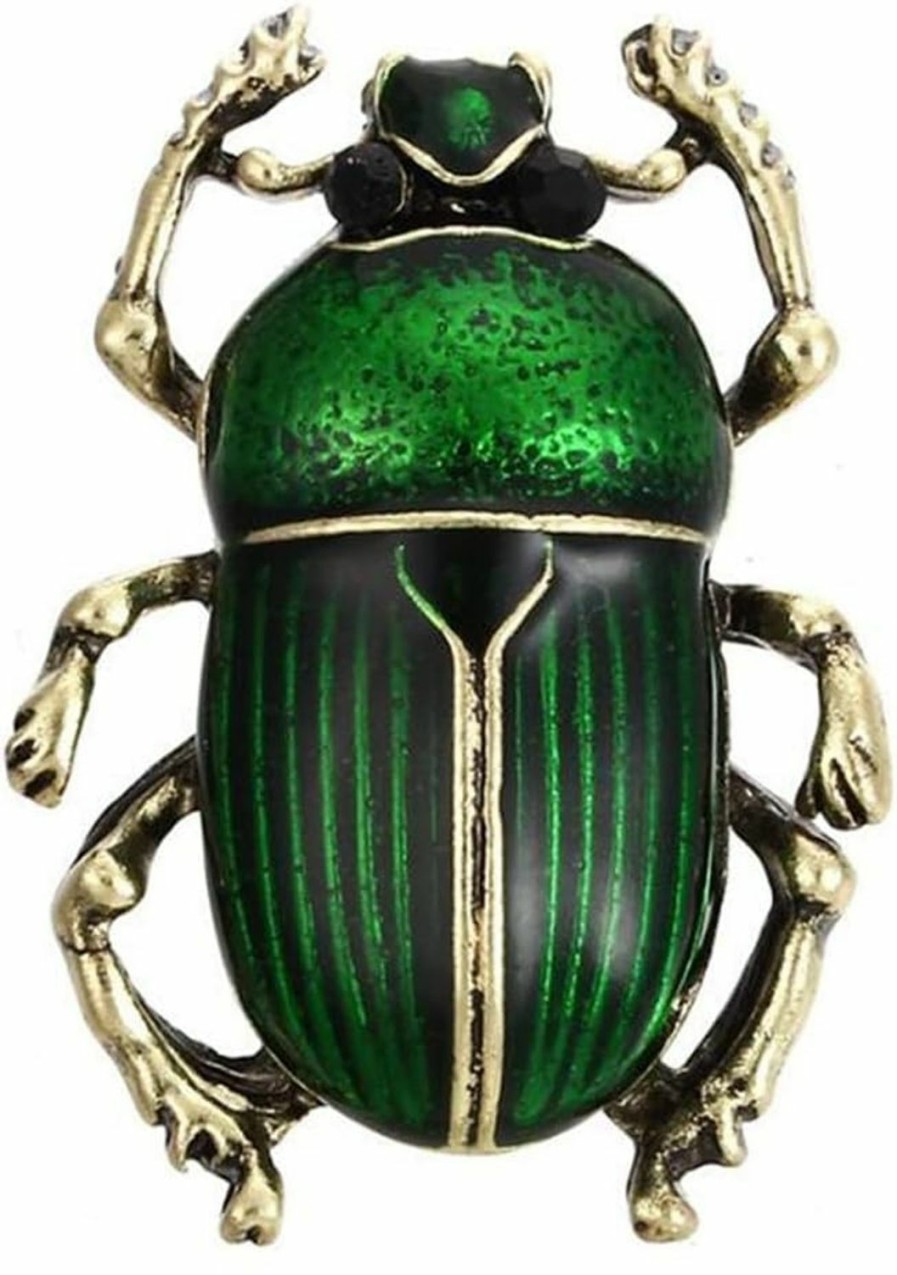 GUMEGE Beetle Brooch Vintage Jewelry Beetle Brooches For Women Kids Enamel Animal Insects Brooch Accessories Jewelry Gifts Wholesale