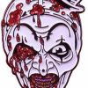 QUREZA Terrifier Art The Clown Enamel Pin Bloody Horror Pin Slasher Film Brooch Decoration Pin Jewelry Accessories Gift Hot