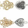 Worutuk Shawl Clips 4 Pcs, Vintage Dress Clips Back Cinch, Sweater Clips, Dress Shirt Brooch Clips For Women Girls Wearing New