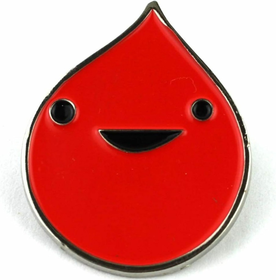 I Heart Guts I Heart Guts Blood Drop Lapel Pin - All You Bleed Is Blood Enamel Pin Best