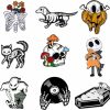 Amazon Cute Enamel Pins, Cartoon Pin Brooches Set, Funny Aesthetic Backpack Pins Lapel Badge Pins For Backpacks Jackets Hats Bags Online