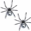 Caiyao 2-3Pcs Punk Spider Crystal Bead Brooch Pin Set For Women Men Boy Girl Teen Rock Gothic Faux Pearlanimal Backpack Scarf Shirt Bag Hat Shawl Pin Bar Halloween Party Body Jewelrygift Wholesale