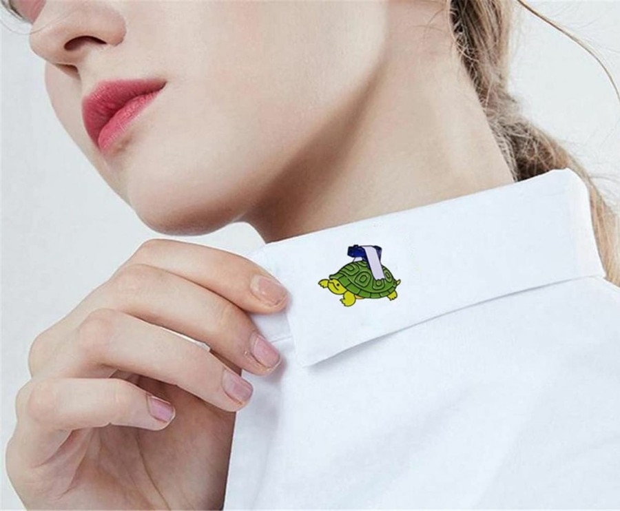 dihao Funny The Turtle With Gun Cartoon Brooch Pins Enamel Metal Badges Lapel Pin Brooches Jackets Jeans Fashion Jewelry Accessories Online