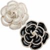 Goldaw Goldaw 2 Pieces Flower Brooch Pin Petal Elegant Exquisite Art Brooch For Women Wedding Banquet Party Brooch Simple Pin Wholesale