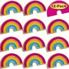 MIDLE 2/12/50/100Pcs Pan Panual Pride Rainbow Lapel Pins Bulk-Supports Lgbt Progress Gay Brooch Badge For Men Women Clothes Bags Hats Online