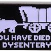 Generic Old Vintage Bit Game Enamel Pin Meme Title You Have Died Of Dysentery Novelty Brooch Buttons Jewelry For Jackets Jeans Backpack Cloth Lapel Bag Hat Gift For Girl Women Boy Best