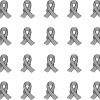 Mzztino Grey Awareness Ribbon Pin 20 Pcs Diabetes Brain Cancer Asthma Parkinson'S Awareness Products Pins New