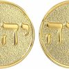 GuDeKe Gudeke Tetragrammaton Lapel Pin Round Gold Jehovah Witness Women Or Men Suits Clearance