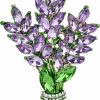 YiYLunneo Lavender Flower Brooch Pins For Women Crystal Rhinestone Handmade Elegant Pin Jewelry Brooches Accessories For Women Girls Online