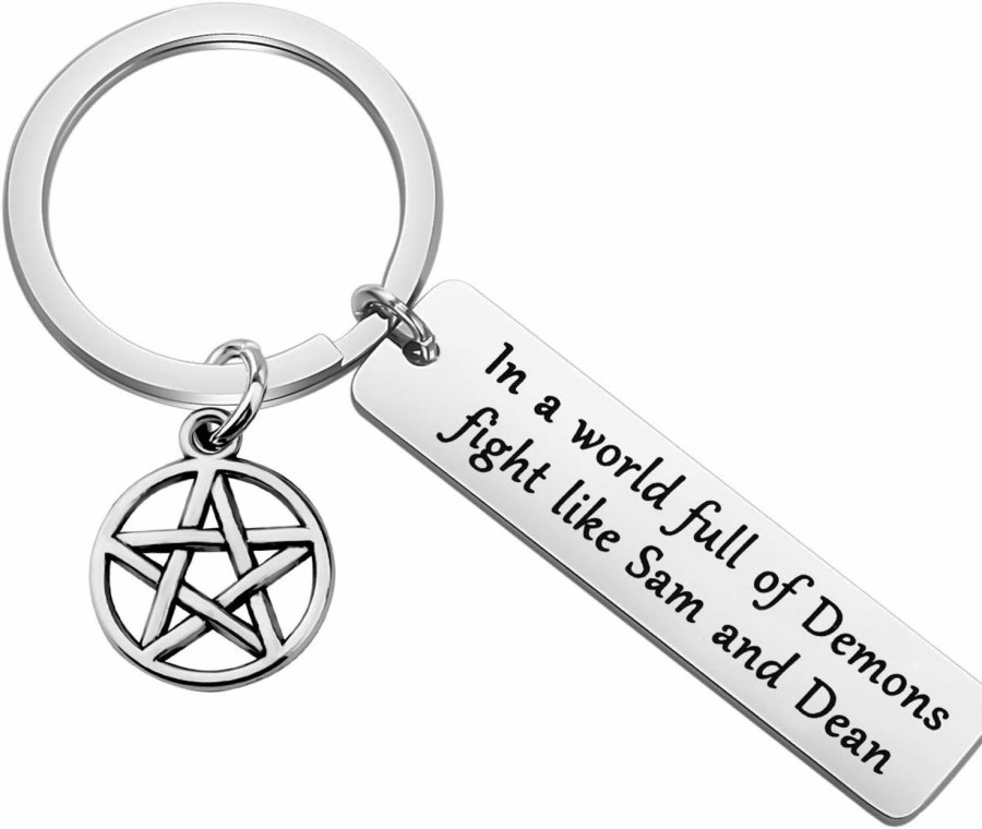 CHOORO Chooro In A World Full Of Demons Fight Like Sam And Dean Keychain Gift For Fans Wholesale