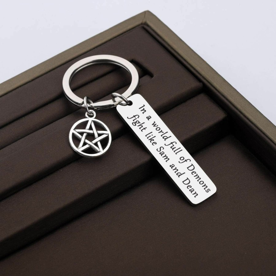 CHOORO Chooro In A World Full Of Demons Fight Like Sam And Dean Keychain Gift For Fans Wholesale