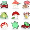 fiintrwa Creative Enamel Pins Bulk Set, Cute Cartoon Plants Anime Sets Backpack Pins For Men/Women, Cool Lapel Badge Funny Pins Jewelry For Jackets Cloths Hats Decorations Hot