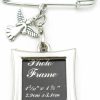 simdes Bride Groom Wedding Boutonniere Bouquet Charm Pin Angel Wing Photo Charm Memorial Pin Gift Graduation Clearance