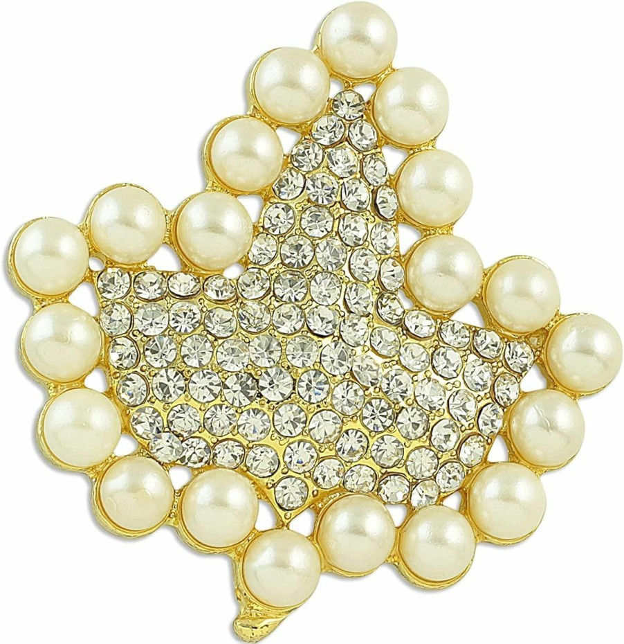 YiTongXin Alphaka Brooch Pin Sorority Paraphernalia Gift Rhinestone Brooch Sparkling Faux Pearl Brooch Pin Clearance