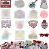 SOWPOPY Sowpopy 16 Sets Singer Enamel Pins, Ts Merch Cute Enamel Pins For Backpacks Ornament, Brooch Lapel Pins Aesthetic Badge Bulk For Girls Teens Women Birthday Party Gifts New