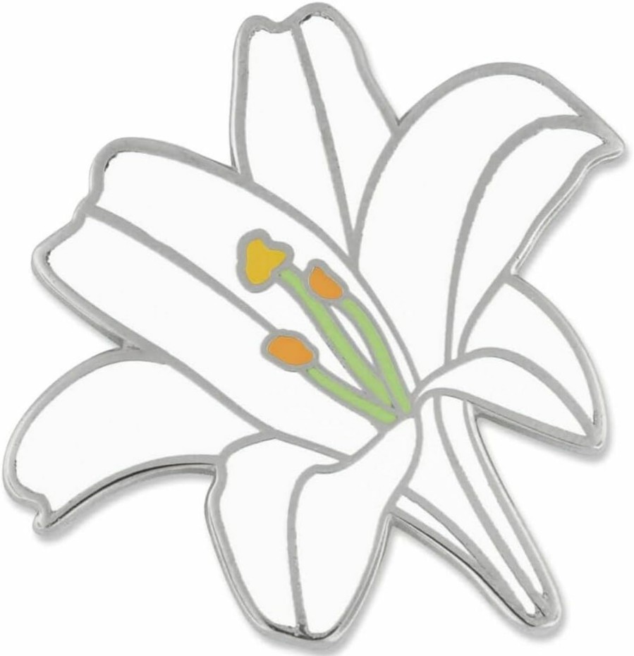 PinMart Pinmart Flower Trendy Enamel Lapel Pin Wholesale