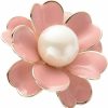 GYAYU Women'S Flower Pearl Enamel Brooch Pins For Ladies Jewelry Online