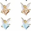 Generic Golden Strawberry 8 Pcs Crystal Enamel Women Crystal Angel Brooch Pin Lapel Pins ( 4 Colors) Hot